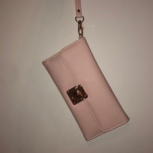 Light Pink leather wallet